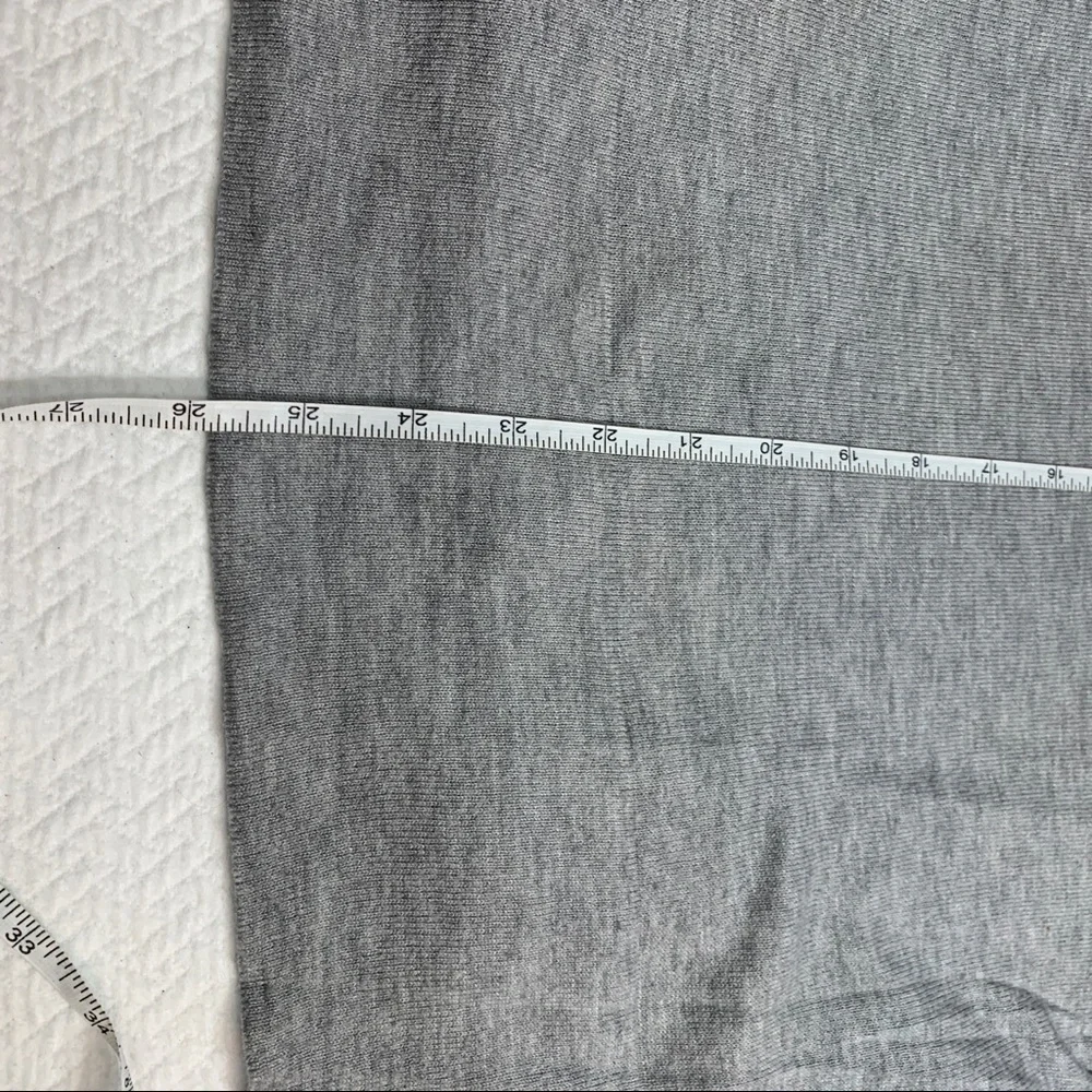 zara Knit Lightweight Grey V-Neck Sweater Oversized Size S - Picture 8 of 8
